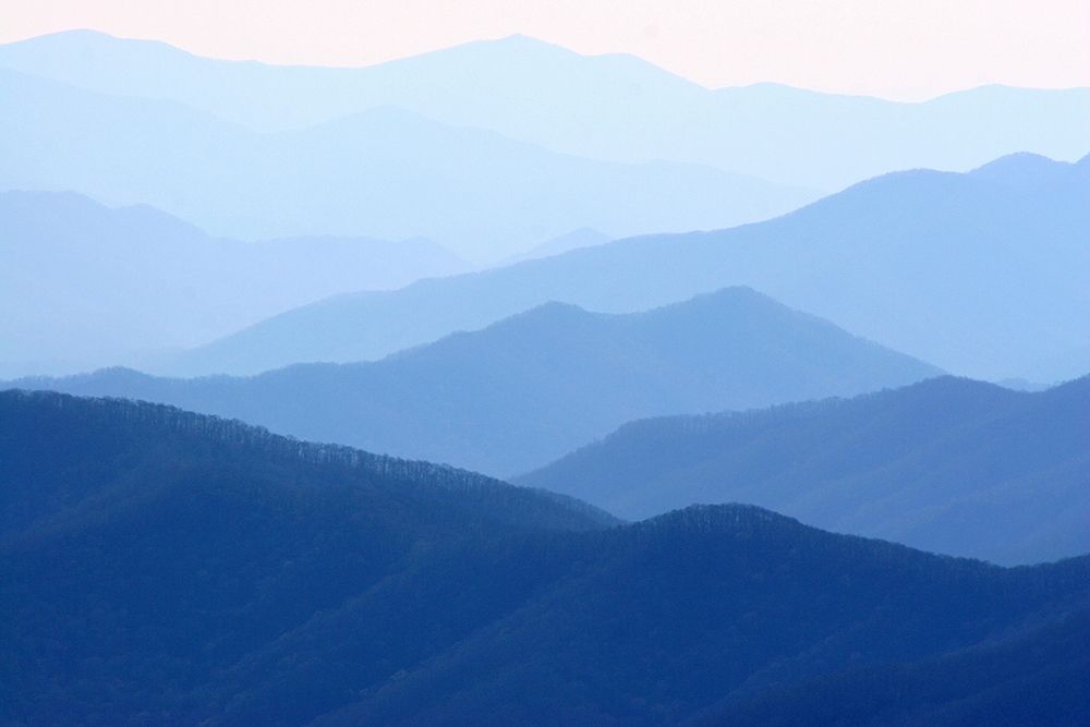 View of Smoky Mountain Range from Clingmans Dome